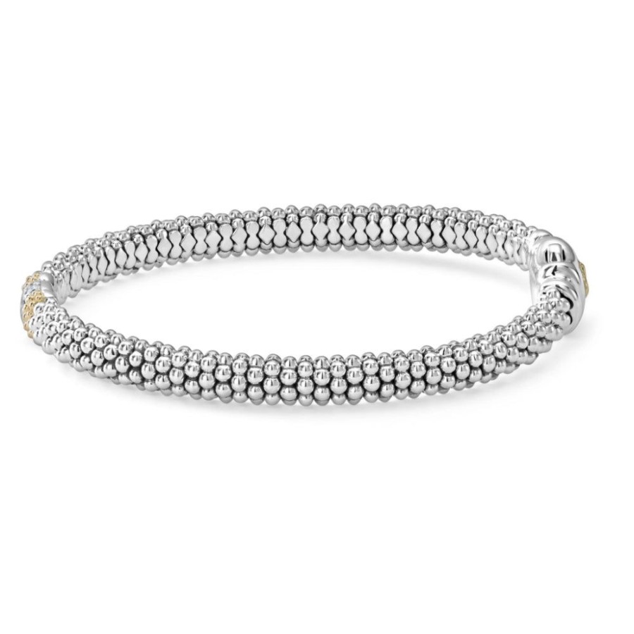 Jewelry Lagos | Lagos Lux Single Station Diamond Caviar Bracelet, 6Mm