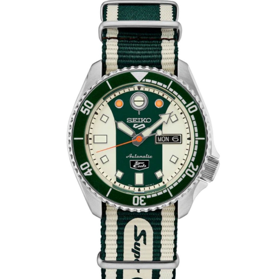 Timepieces Seiko | Seiko 5 Sports Honda Cub Automatic Gmt Limited Edition - Green