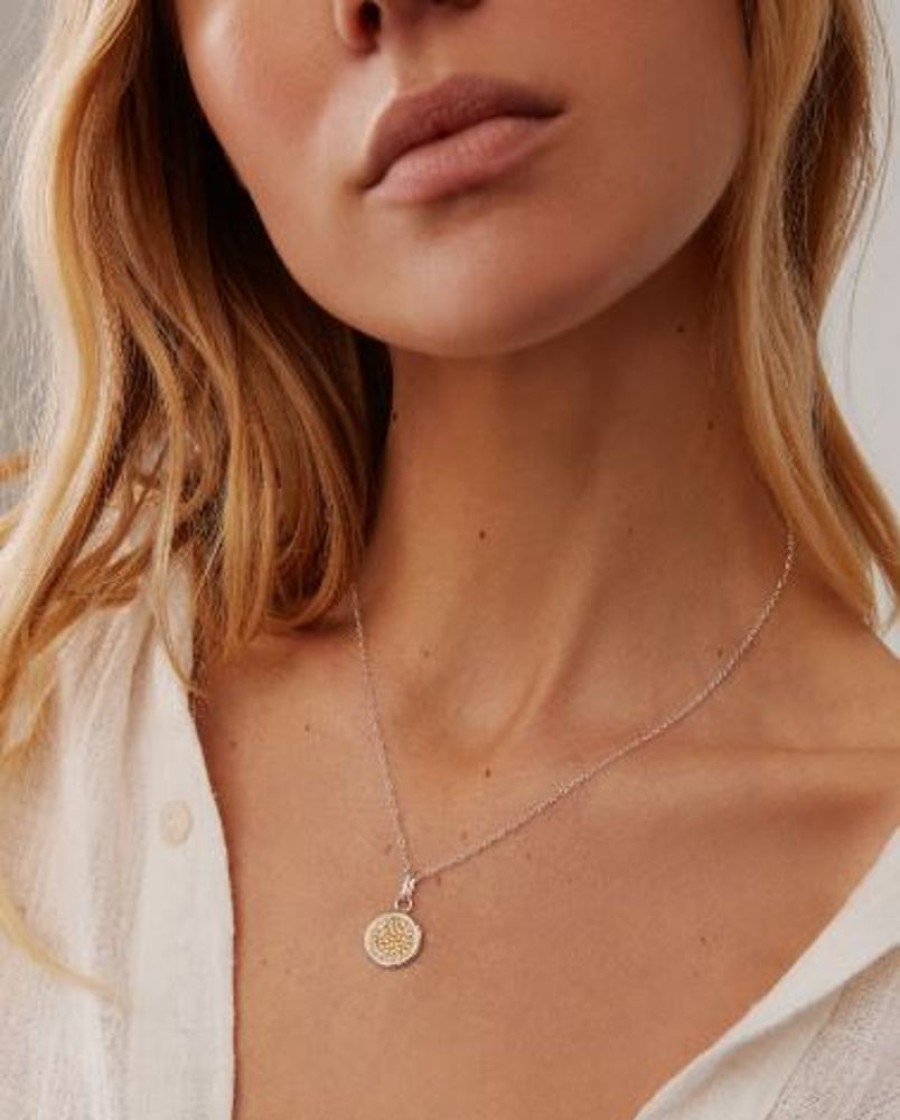 Jewelry Anna Beck | Anna Beck Classic Medium Circle Necklace