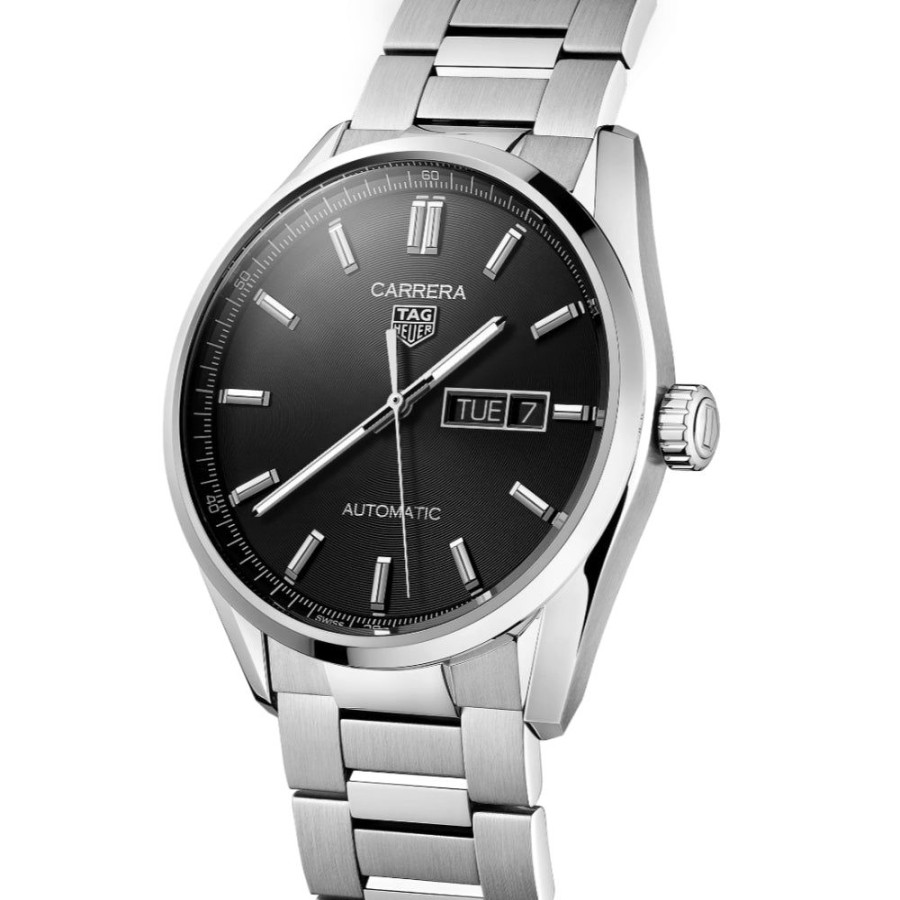 Timepieces TAG Heuer | Tag Heuer Carrera 41Mm Automatic Steel/Black