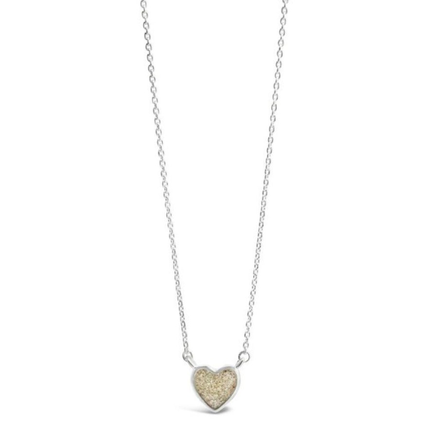 Gifts Dune Jewelry | Dune Jewelry Sterling Silver Delicate Dune Heart Necklace