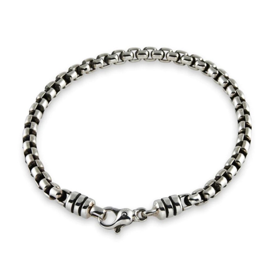 Gifts Smyth Jewelers | Men'S Sterling Silver Link Bracelet