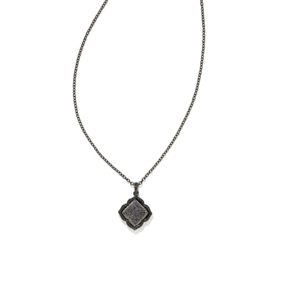 Jewelry Kendra Scott | Kendra Scott Mallory Pendant Necklace In Drusy