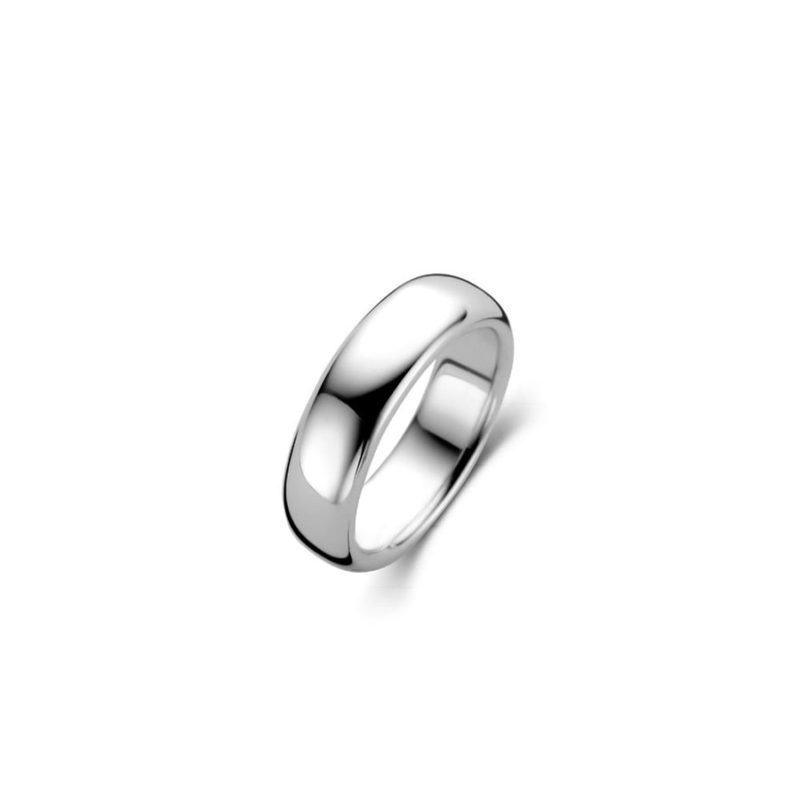 Jewelry TI SENTO - Milano | Ti Sento-Milano Sterling Silver Wide Polished Band