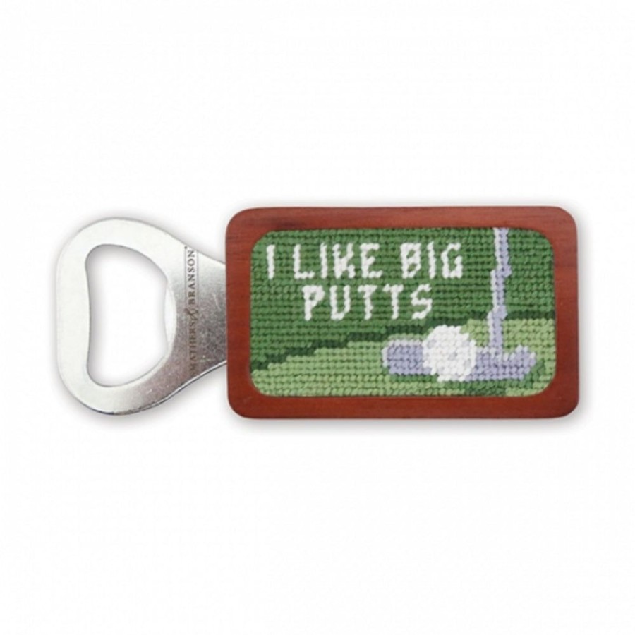 Gifts Smathers u0026 Branson | Smathers & Branson Big Putts Needlepoint Bottle Opener