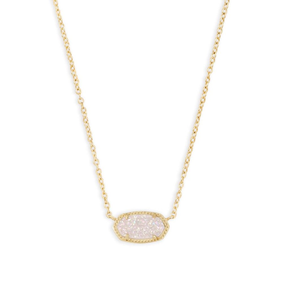 Jewelry Kendra Scott | Kendra Scott Elisa Pendant Necklace In Iridescent Drusy