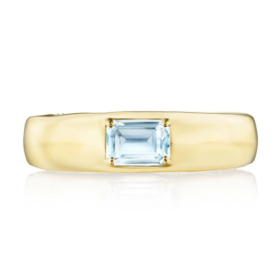 Jewelry Tacori | Tacori Allure 18K Domed Sky Blue Topaz Ring