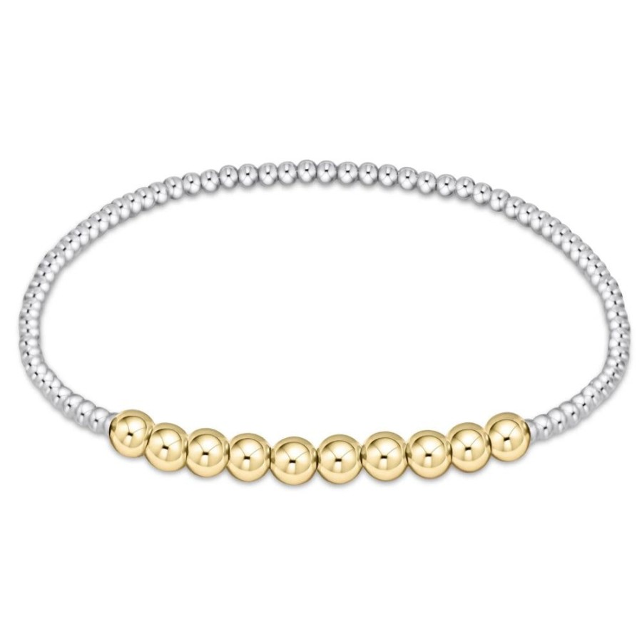 Jewelry enewton | Enewton Classic Beaded Bliss Bracelet - Mixed Metal