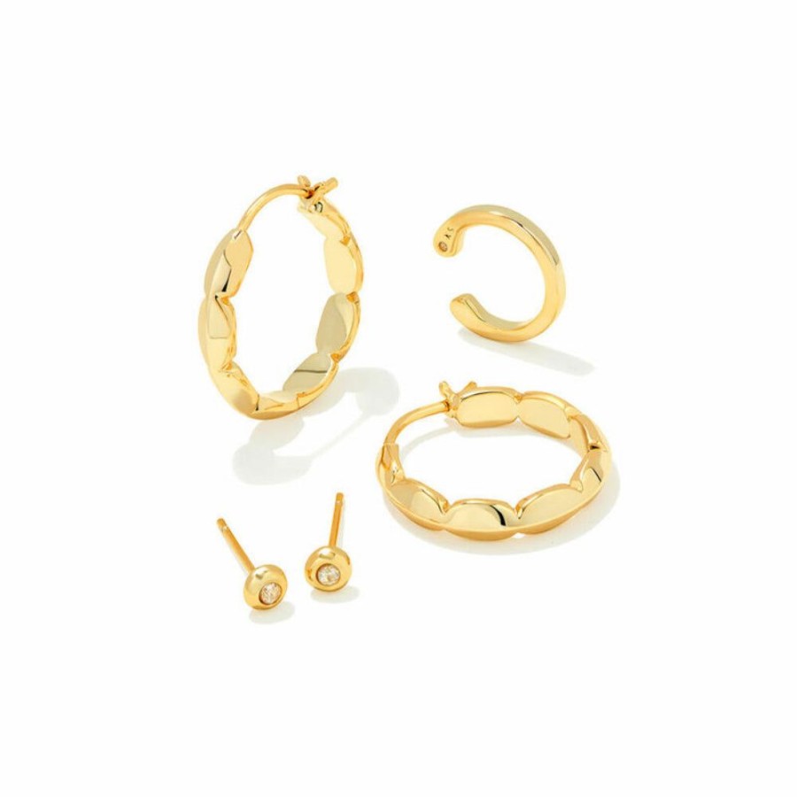 Jewelry Kendra Scott | Kendra Scott Brooke Huggie & Stud Earrings Set