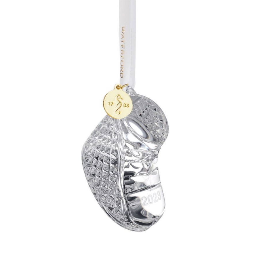 Gifts Waterford | Waterford Christmas Baby Boot Ornament 2023