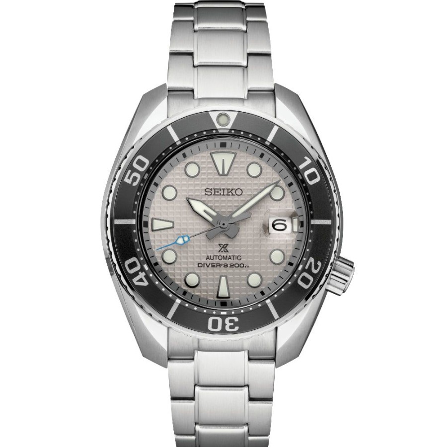 Timepieces Seiko | Seiko Prospex Ice Diver 45Mm Gray Dial Usa Special Edition Spb175