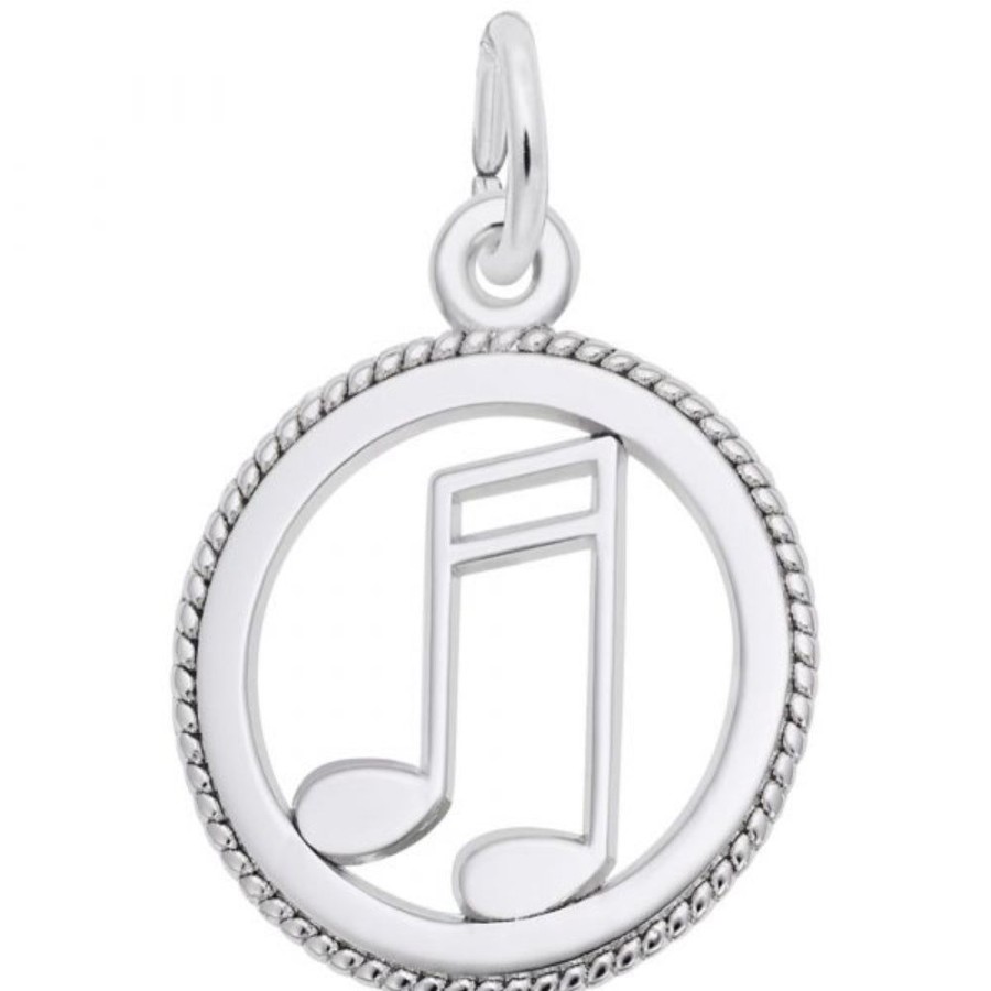 Jewelry Rembrandt | Sterling Silver Musical Note Charm