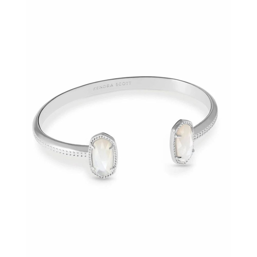 Jewelry Kendra Scott | Kendra Scott Elton Cuff Bracelet In Ivory Mother-Of-Pearl