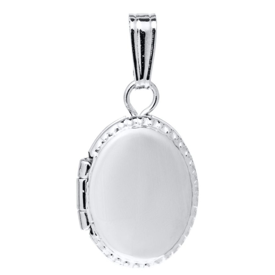 Jewelry Smyth Jewelers | Children'S Silver Locket Necklace