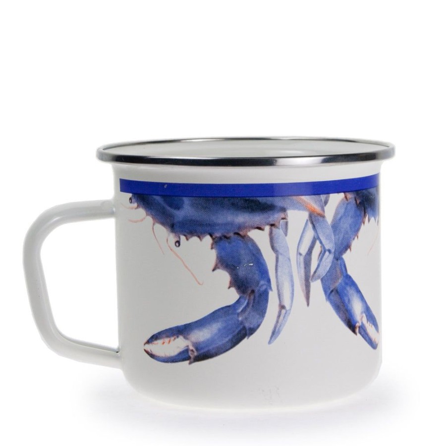 Gifts Golden Rabbit | Golden Rabbit Blue Crab Mug