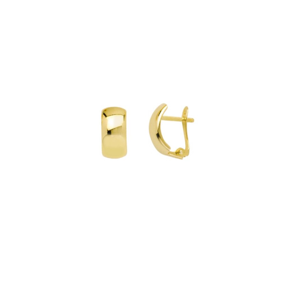 Jewelry Smyth Jewelers | 14K Yellow Gold Curve Earrings