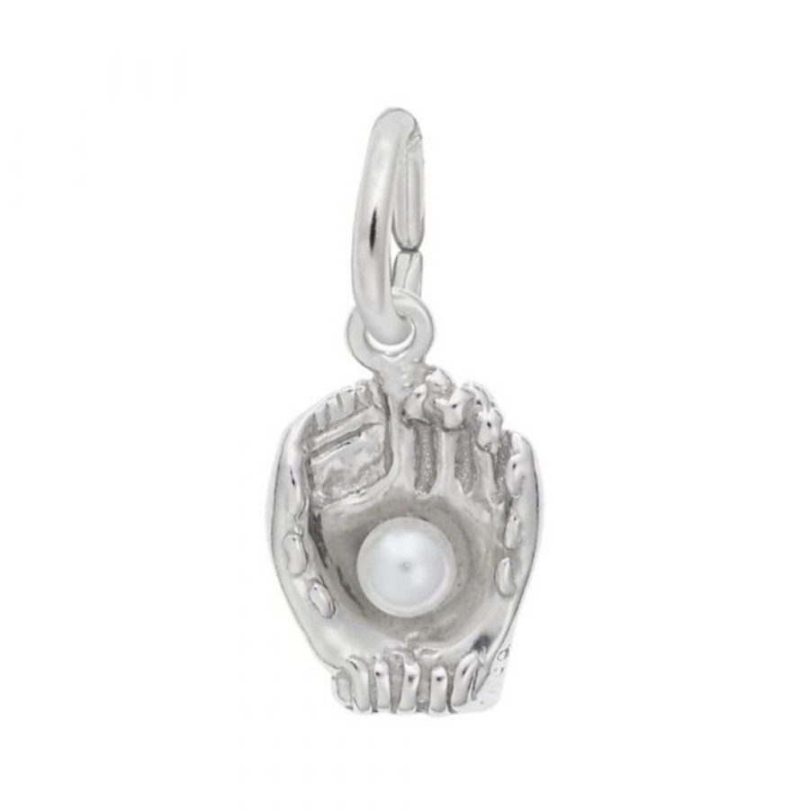 Jewelry Rembrandt | Sterling Silver Baseball Glove Charm