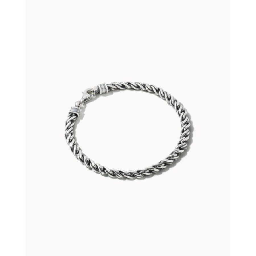 Gifts Kendra Scott | Scott Bros. Beck Rope Chain Bracelet In Oxidized Sterling Silver