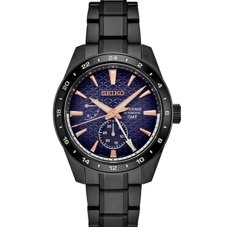 Timepieces Seiko | Seiko Presage Limited Edition Sharp-Edged Series 42Mm -Dark Blue Dial