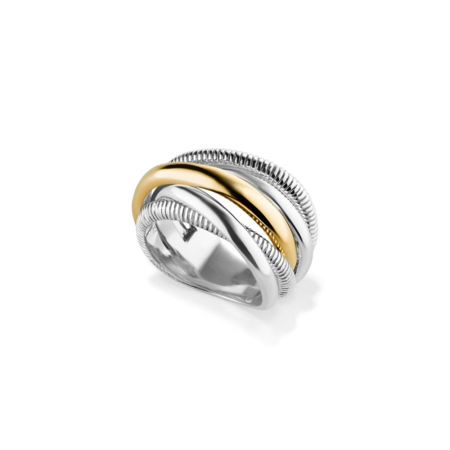 Jewelry Judith Ripka | Judith Ripka Eternity Highway Five Band Ring With 18K Gold