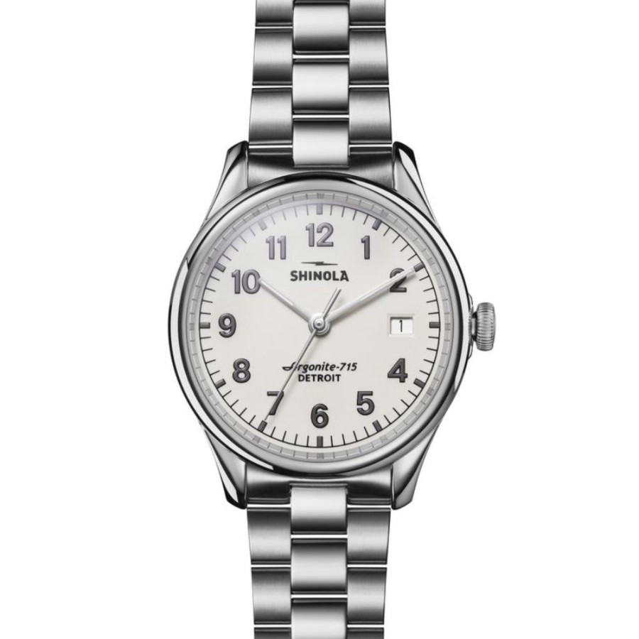 Timepieces Shinola | Shinola Ladies 38Mm Vinton-Alabaster