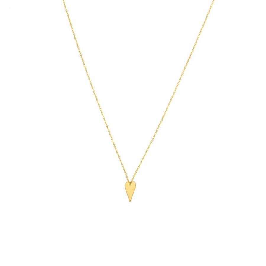 Jewelry Smyth Jewelers | 14K Gold Heart Pendant Necklace