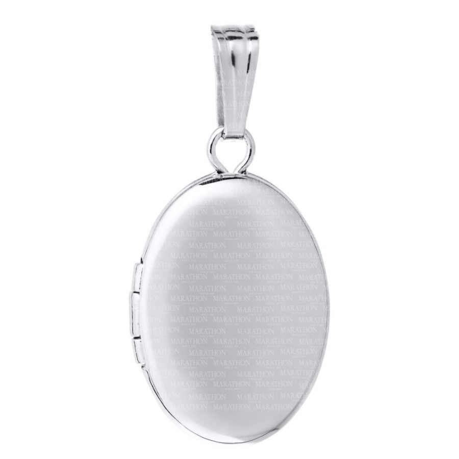 Jewelry Smyth Jewelers | Sterling Silver Oval Polished Locket