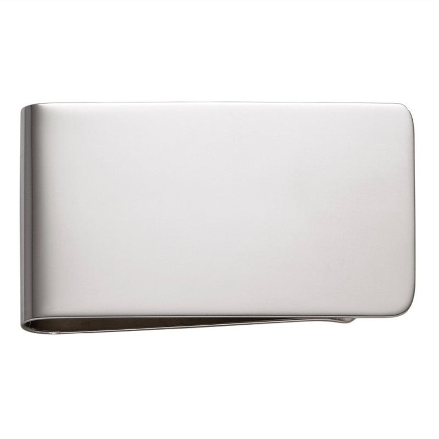 Gifts J T Inman | Sterling Silver Large Plain Money Clip