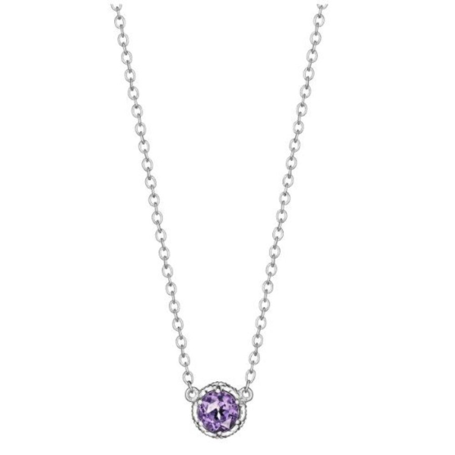 Jewelry Tacori | Tacori Petite Crescent Crown Gem Necklace