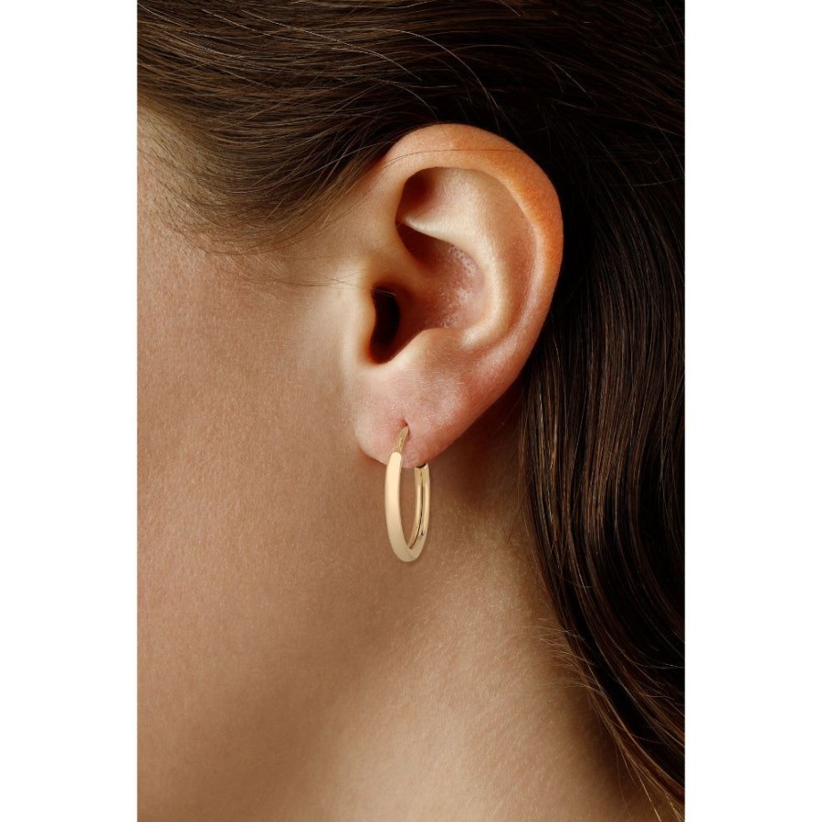 Jewelry Smyth Jewelers | 14K Gold Endless Hoop Earrings