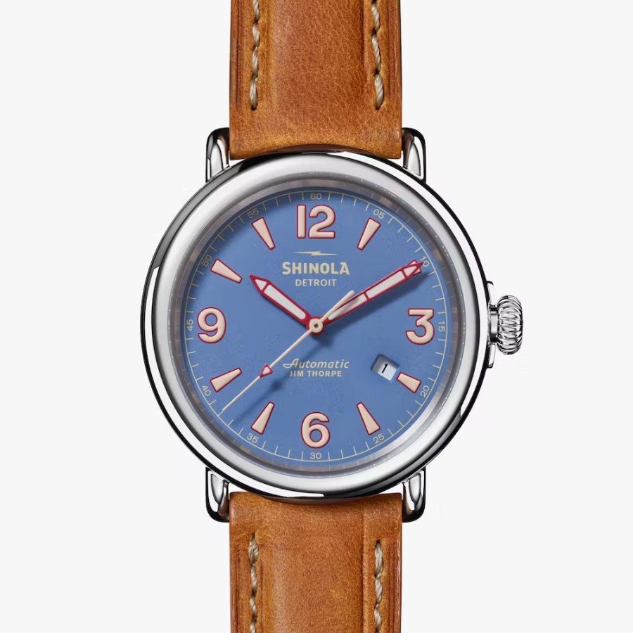 Timepieces Shinola | Shinola Jim Thorpe Great American Series Runwell Automatic 45Mm