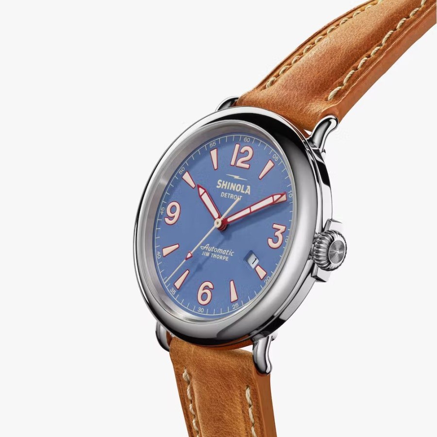 Timepieces Shinola | Shinola Jim Thorpe Great American Series Runwell Automatic 45Mm