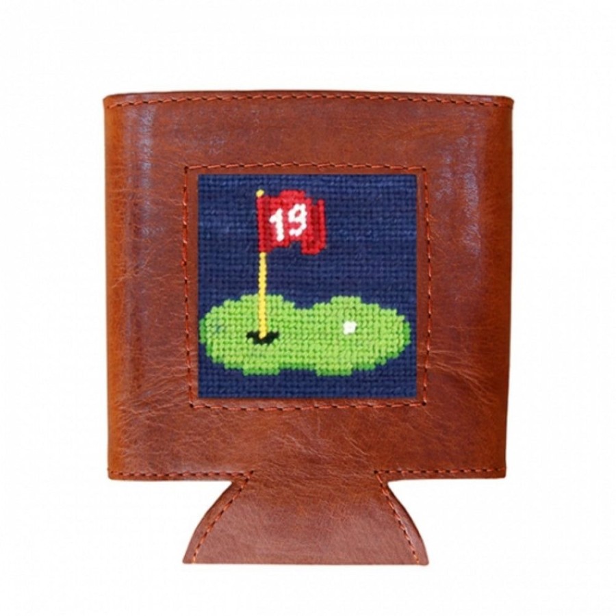 Gifts Smathers u0026 Branson | Smathers & Branson 19Th Hole Needlepoint Can Cooler