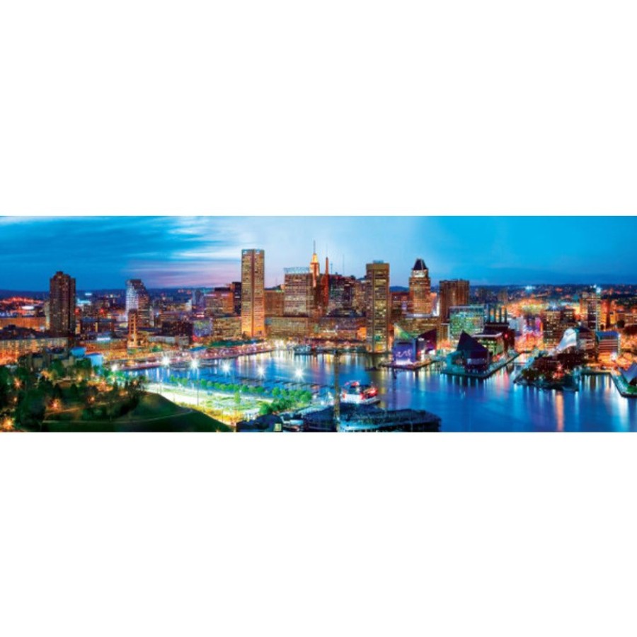 Gifts Smyth Jewelers | Masterpieces Puzzles American Vista Panoramic-Baltimore 1000 Piece Puz