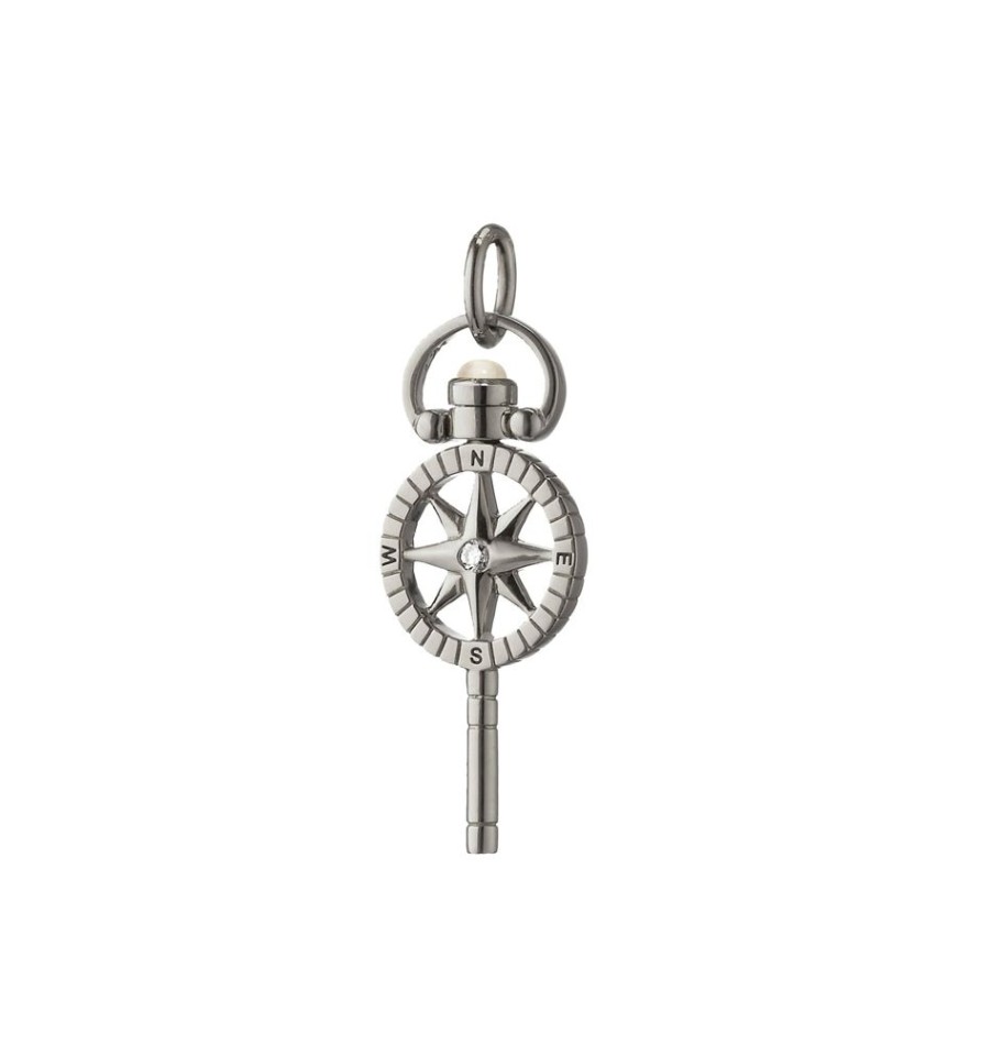 Jewelry Monica Rich Kosann | Monica Rich Kosann Mini "Adventure" Compass Key