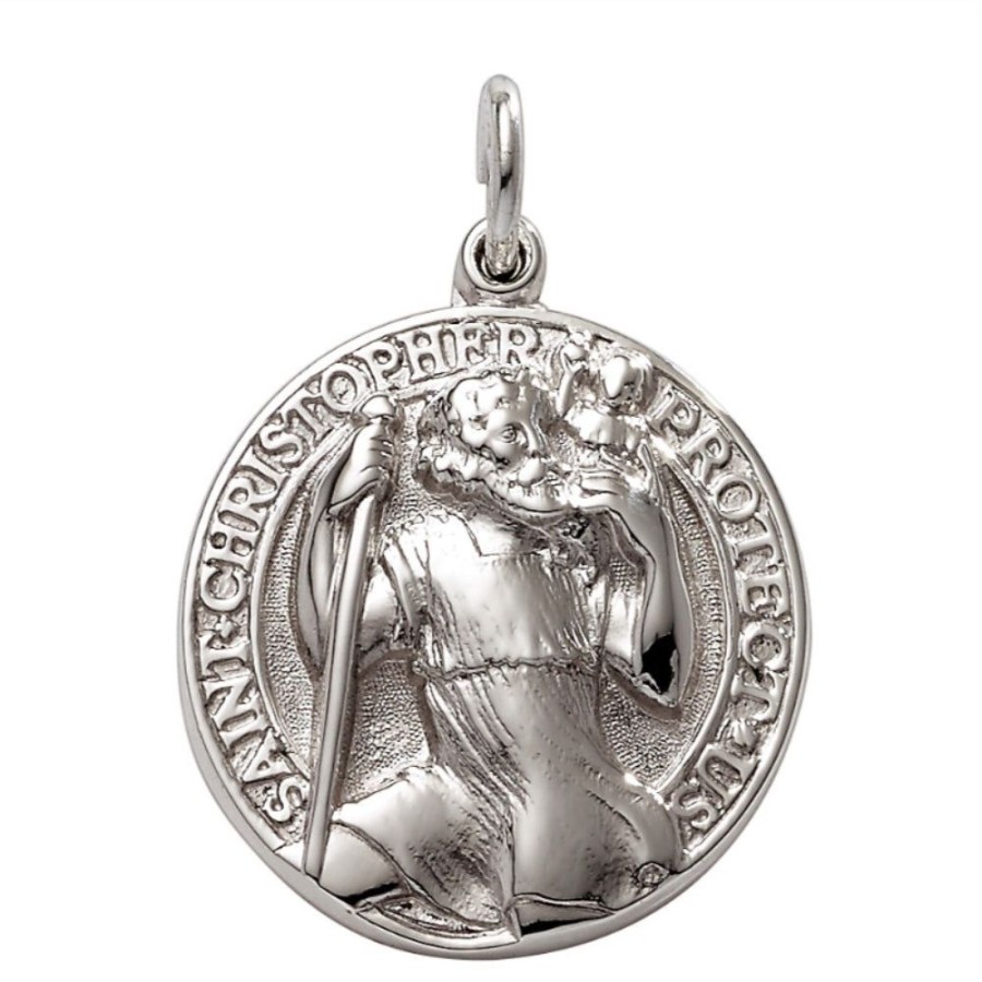 Jewelry Smyth Jewelers | Sterling Silver St. Christopher Medal