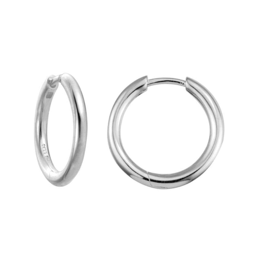 Jewelry Smyth Jewelers | Sterling Silver Endless Clasp Hoop Earrings