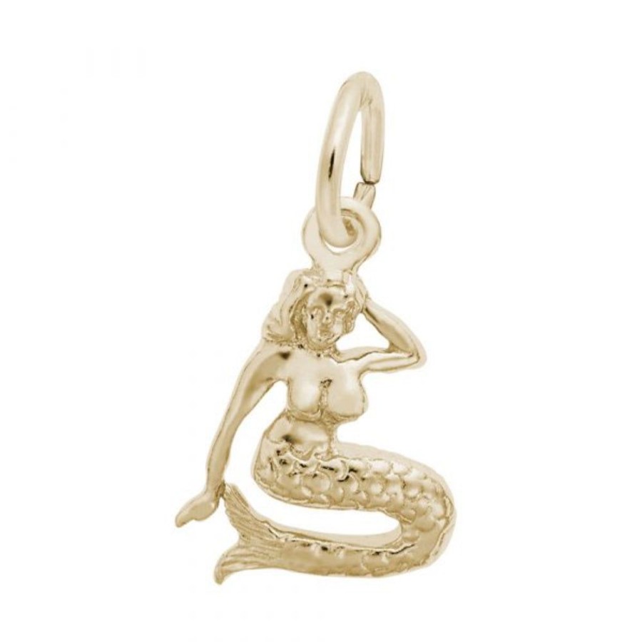 Jewelry Rembrandt | 14K Gold Mermaid Charm