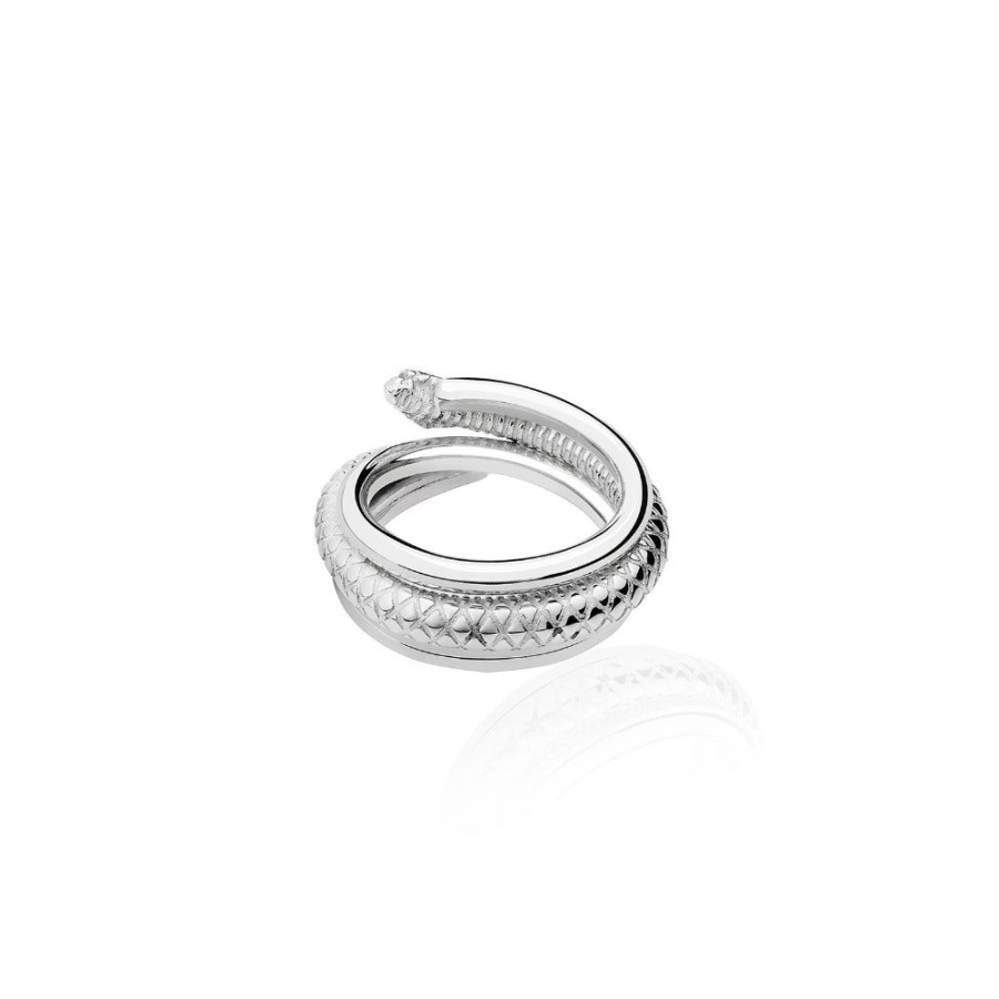 Jewelry Tane | Tane Sterling Silver Snake Ring - Size 7