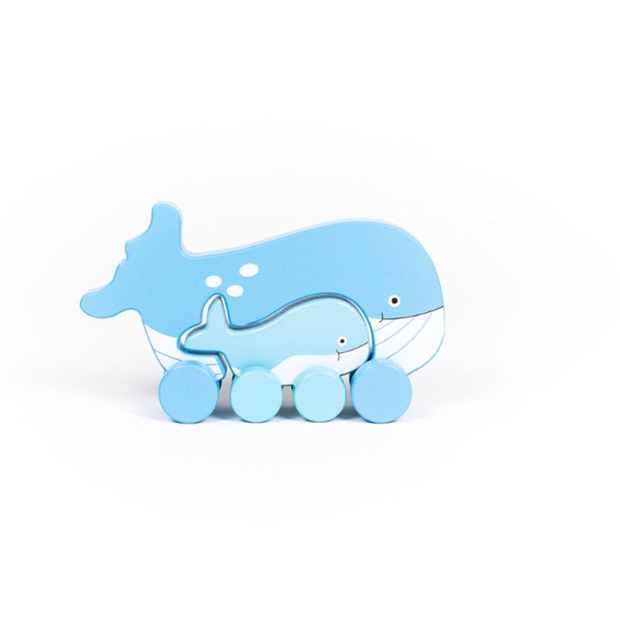 Gifts Smyth Jewelers | Jrc Momma & Baby Whale Push Toy