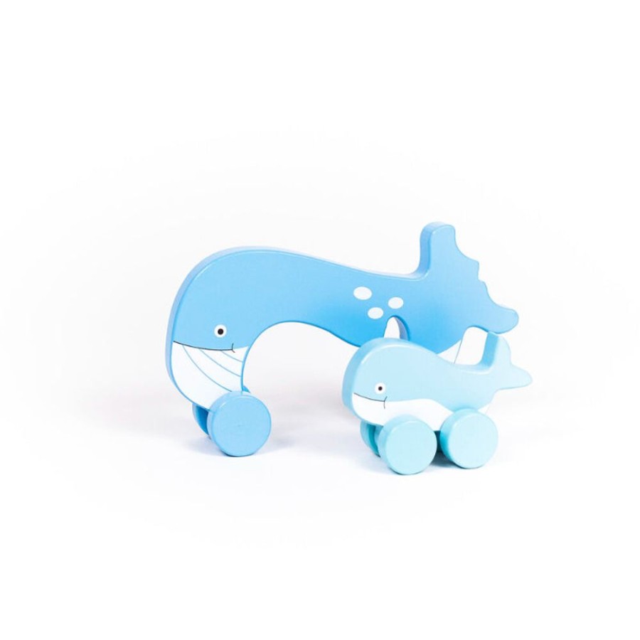 Gifts Smyth Jewelers | Jrc Momma & Baby Whale Push Toy