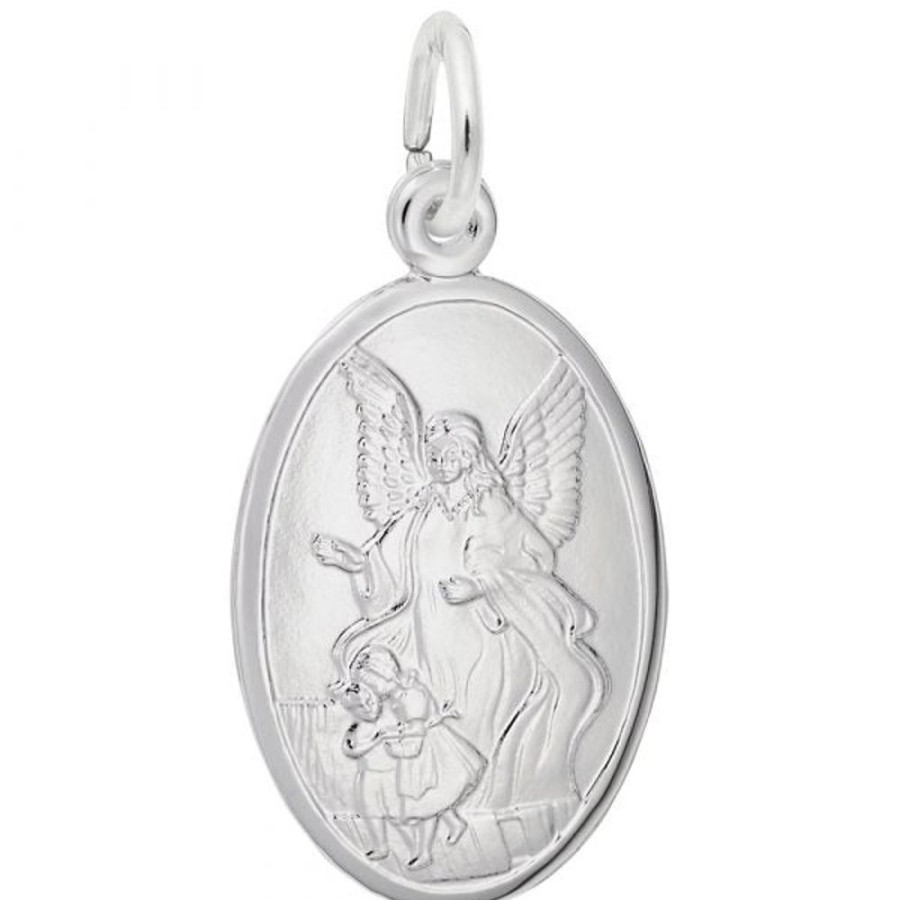 Jewelry Rembrandt | Sterling Silver Guardian Angel Medal