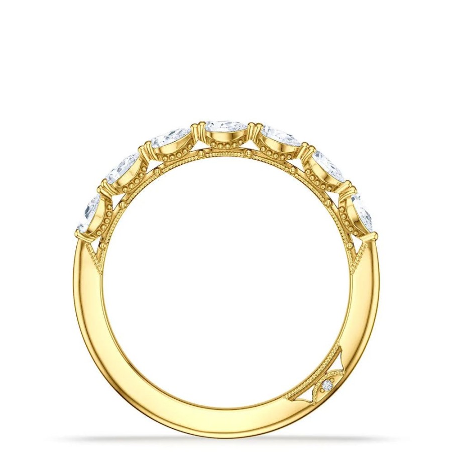 Jewelry Tacori | Tacori Sculpted Crescent Pear Wedding Band