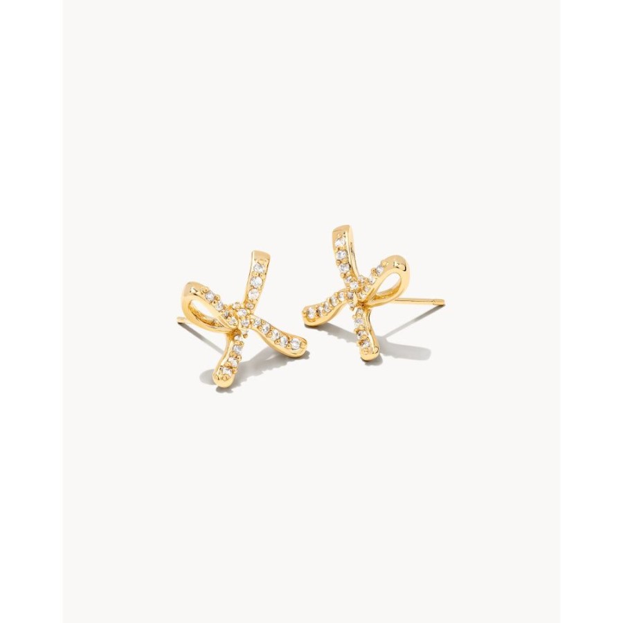 Jewelry Kendra Scott | Kendra Scott Sasha Stud Earrings In White Crystal