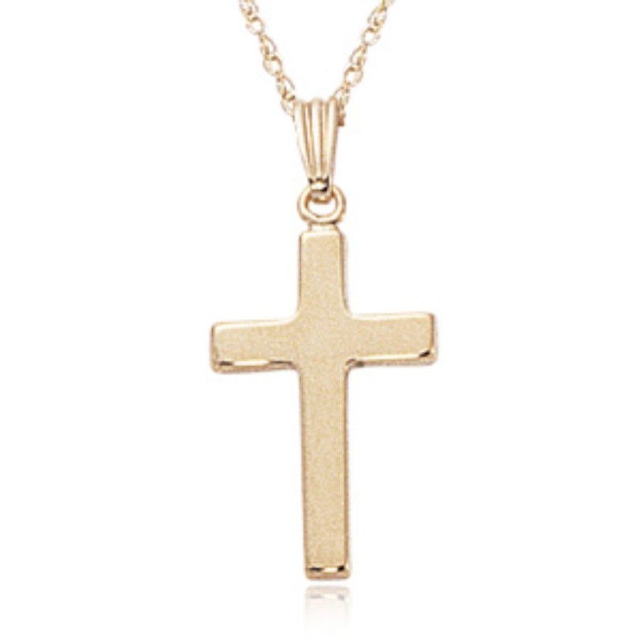 Jewelry Smyth Jewelers | 14Y Gold Flat Polished Cross Pendant