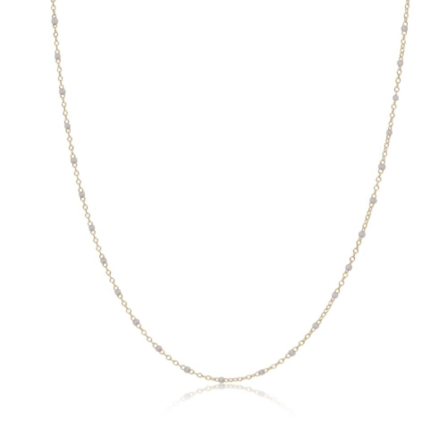 Jewelry enewton | Enewton 15" Choker Simplicity Chain Gold-Classic 2Mm Gold