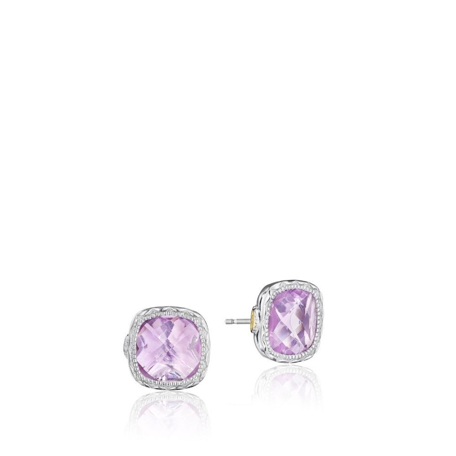 Jewelry Tacori | Tacori Cushion Gem Earrings