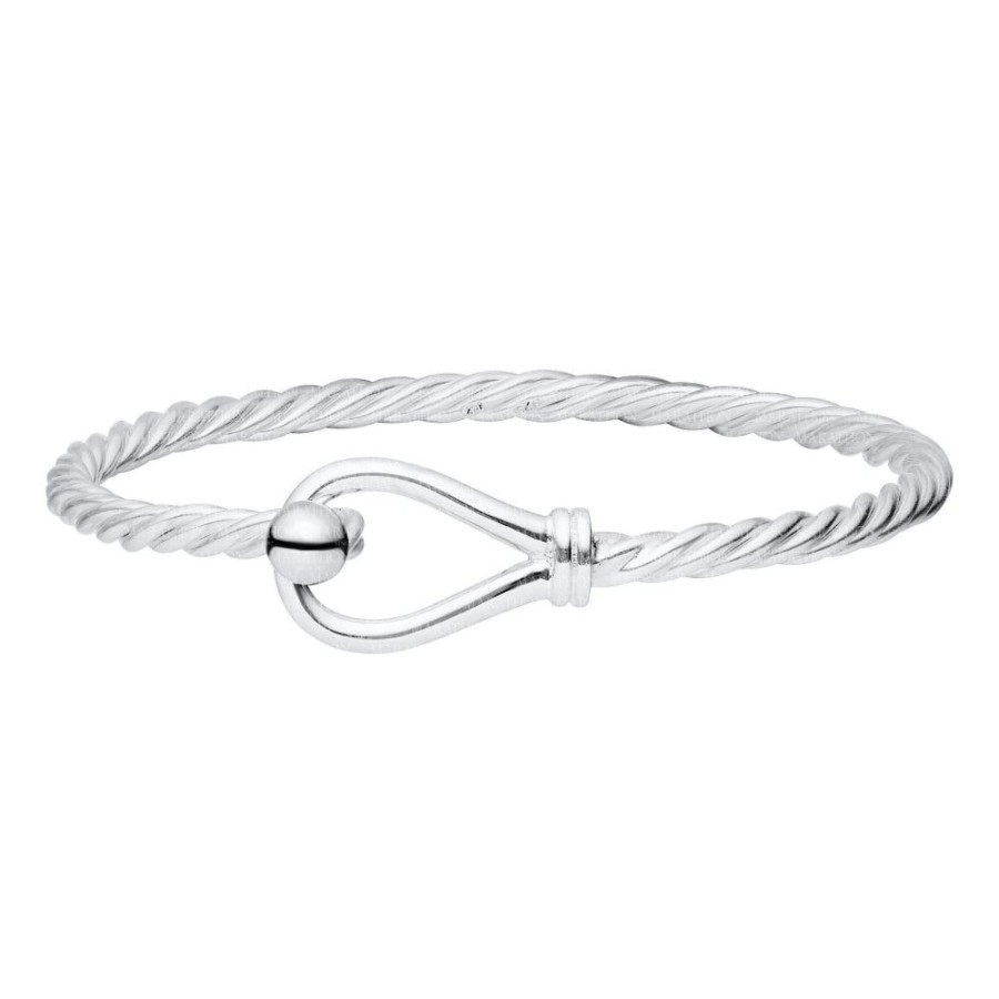 Jewelry Smyth Jewelers | Sterling Silver Loop & Ball Twist Bracelet