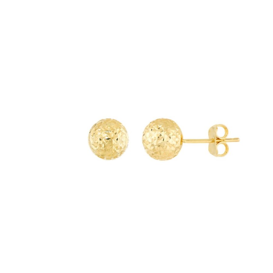 Jewelry Smyth Jewelers | 14K Textured Ball Stud Earrings