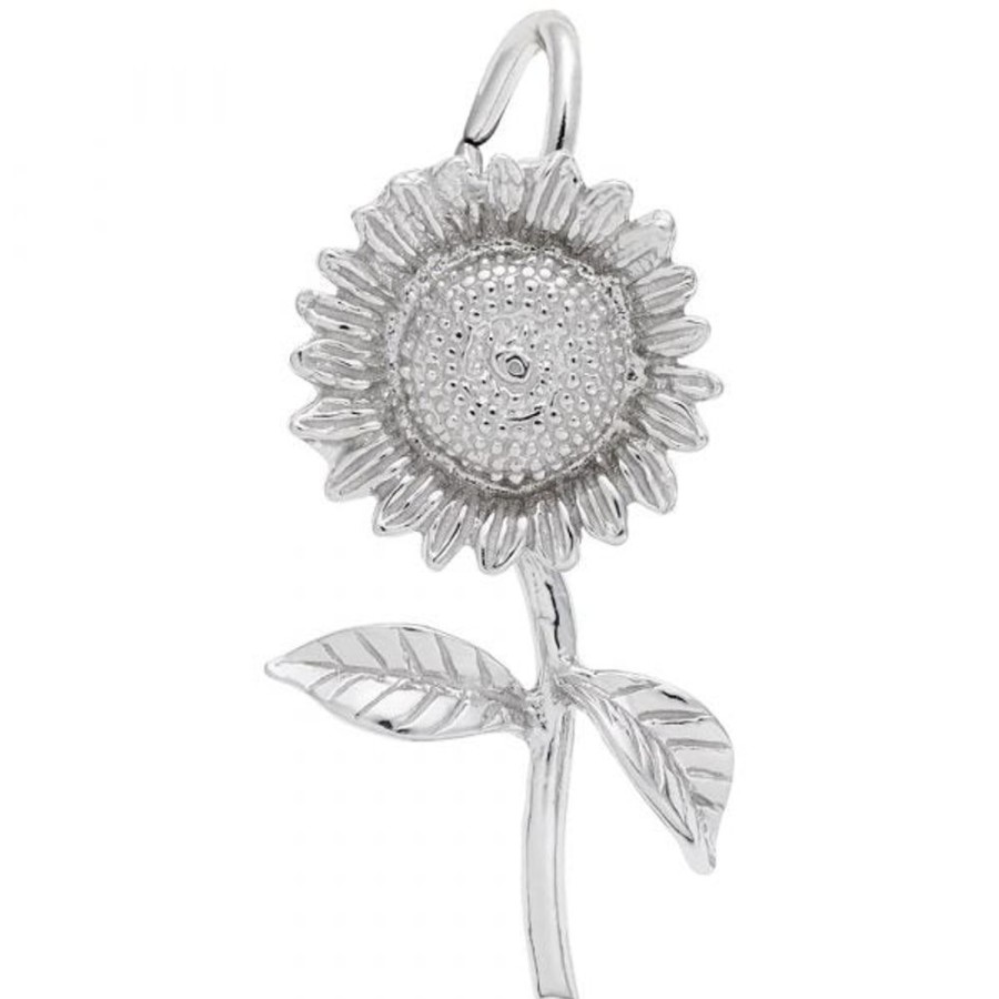 Jewelry Rembrandt | Sterling Silver Sunflower Charm